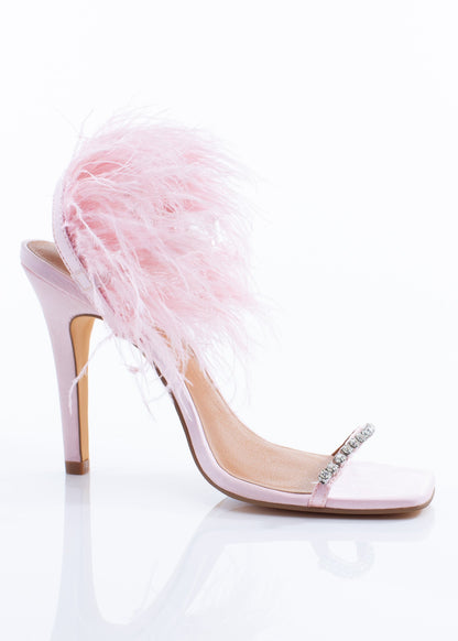 Pink Feather Heel-4