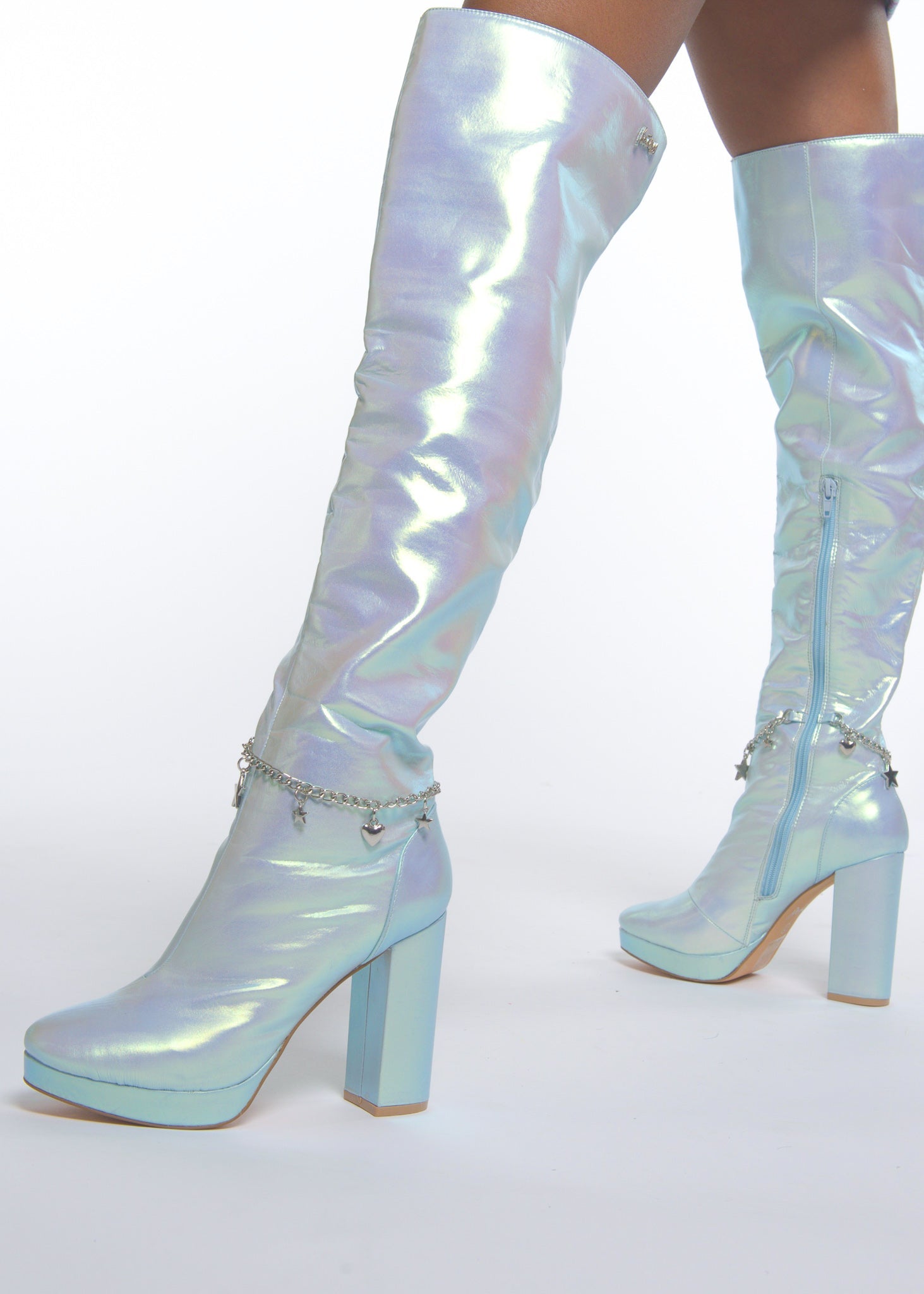 Blue Fairy Star High Boot-5