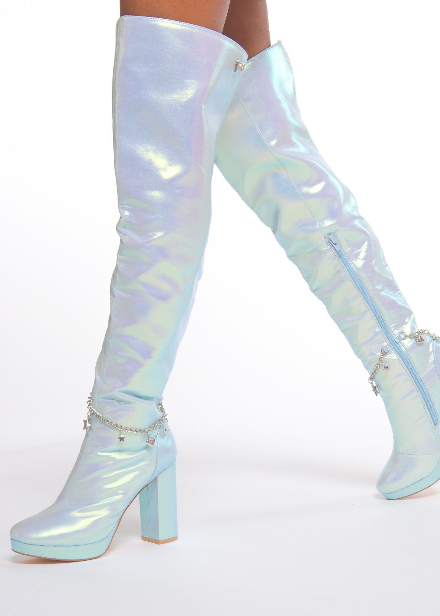 Blue Fairy Star High Boot-3